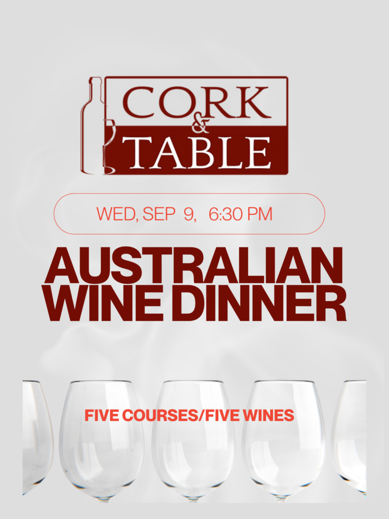 Australian Wine DinnerÂ