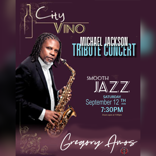 Gregory Amos, Michael Jackson Tribute Concert at City Vino