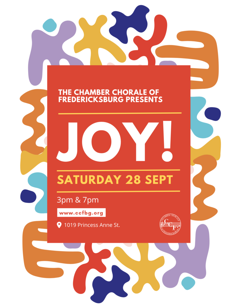 JOY!: The Chamber Chorale of Fredericksburg