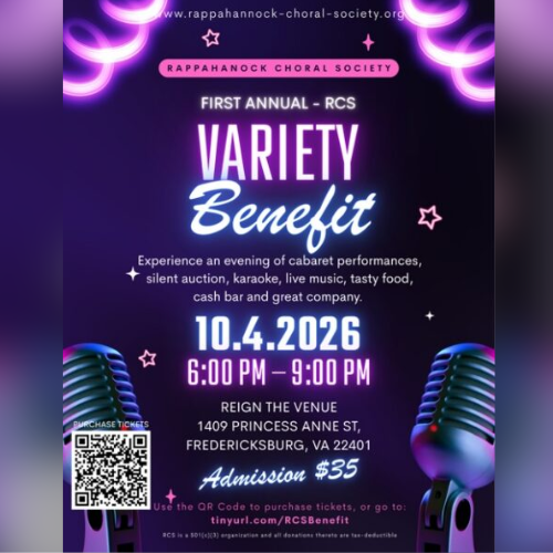 Rappahanock Choral Society Variety Benefit