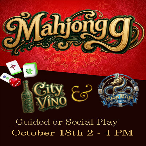Mahjongg with Dragon 152 Club at City Vino