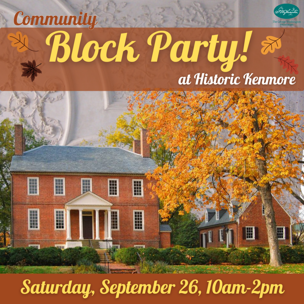 Community Block Party at Historic Kenmore