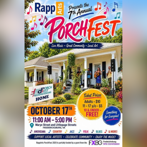 FXBG PorchFest by RappArts: Music & Family Time