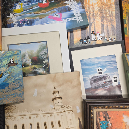Upcycled Ghost Art Show Opening Reception