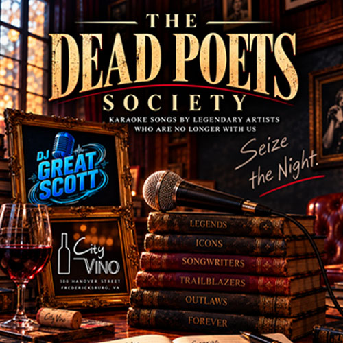 5th Friday Karaoke at City Vino – Dead Poets Society Theme