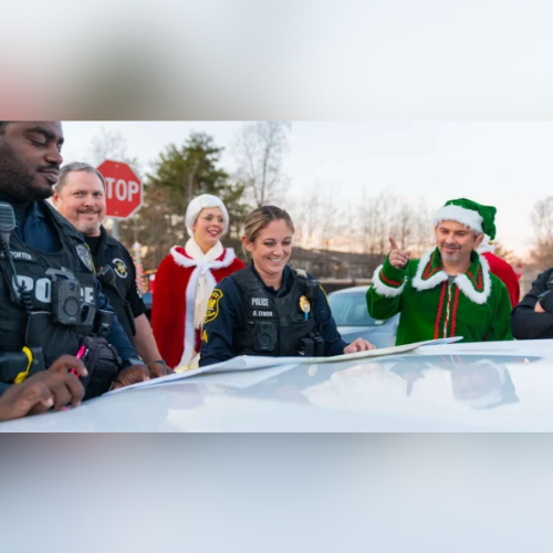 Santa Run with the Police